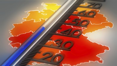 Symbolic image on the subject of heatwaves in Germany