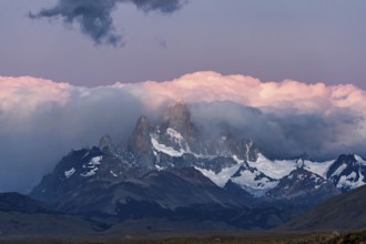 Mount Fitz Roy in the Los Glaciares El Chaltén National Park, Santa Cruz, Argentina, South America