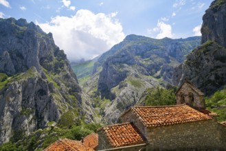 Naranjo de Bulnes peak Urriellu in Picos de Europa of Asturias Spain