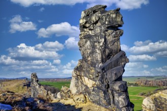 A photo of Devil's Wall in Harz mountain in Germany