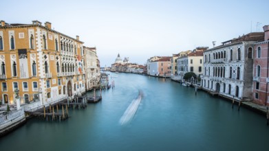 View from the Ponte dell'Academia onto the Grand Canal and the Basilica di Santa Maria Della