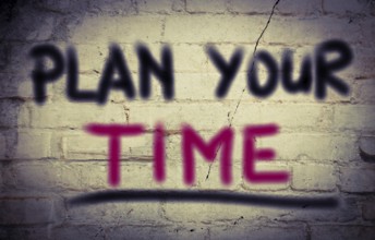 Plan Your Time Concept