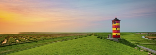 A beautiful lighthouse on the East Frisian coast