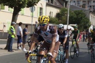 Last leg of Tour de France 2014, Arpajon, Ile-de-france, France, Europe