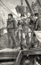 Nelson and the signal disregarding the order of his superior, Admiral Sir Hyde Parker, Battle of