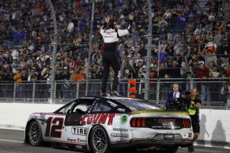 RYAN BLANEY (12) wins the Xfinity 500 at Martinsville Speedway in Ridgeway, VA, Ridgeway, United