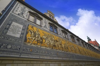 Procession of Princes mural in Stallhof outdoor of Dresdenn Germany