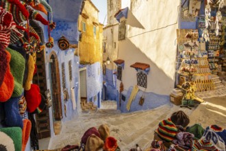 Street from Chefchaouen, Morocco, Africa