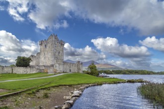 Ross Castle is a 15th-century tower house in County Kerry, Ireland, Europe