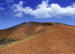Canary islands in Tenerife Teide National Park Montana Mostaza mountain