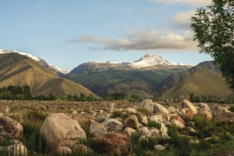 Amazing mountains of Tien Shan (Urumqi) in the north of Lake Issyk-Kul, Look like as on paintings
