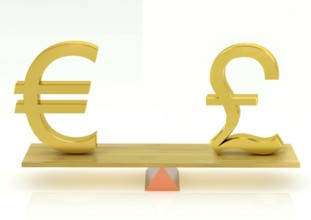 Balancing, euro currency and united kingdom, pound, india, asia