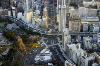 Aerial view of tokyo, japan
