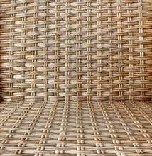 Vintage brown creative wicker textured interior
