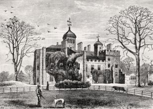 Niddrie House, Edinburgh, Scotland, 19th century