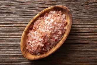 Pink Salt from the Himalayas mountains detail