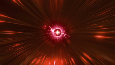 An illustration of a time warp tunnel