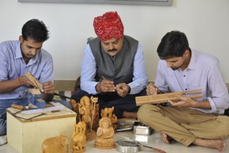 Mahesh jangid and mohit jangid, rohit jangid carving, jaipur, rajasthan, Asia, India, NO MR, Asia