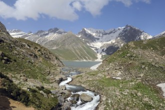Sheshnag lake, amarnath yatra, Jammu Kashmir, India, Asia