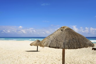 Cancun Playa Delfines beach in Riviera Maya of Mexico