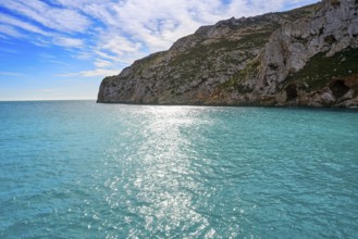 La Granadella beach in Mediterranean Javea also Xabia in Alicante Spain