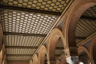 Seville Sevilla Plaza de Espana ceilings Andalusia Spain square