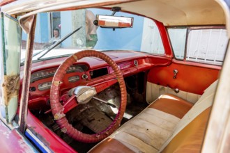 Cuba, Caribbean, South America. Classic cars on the roads of Austria, Central America
