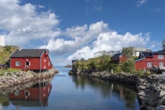 Historic cod liver oil factory, A i Lofoten, Moskenesoy, Lofoten, Norway, Europe