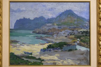 Cala Sant Vicenç, -San Vicens cove-, 1902, Antoni Gelabert, oil on canvas, pollensa museum,