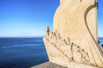 Monument to Discoveries or Padrao dos Descobrimentos to Age of Exploration shaped as ship with