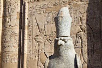 Africa, Egypt, Edfu, Temple of Horus, imposing building from the Ptolemaic period. Austria, Africa