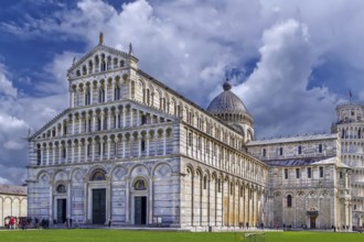Medieval cathedral of the Archdiocese of Pisa, entitled to Santa Maria Assunta, Italy, Europe