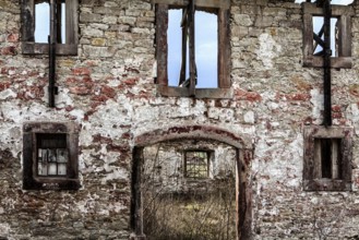 Katlenburg castle, old animal stall, Katlenburg-Lindau, district of Northeim, Lower Saxony,