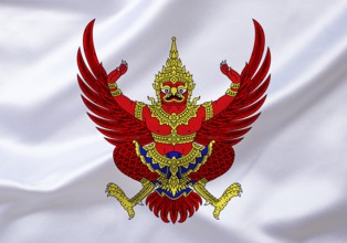 The coat of arms of Thailand, country in Asia, Kingdom of Thailand, Studio