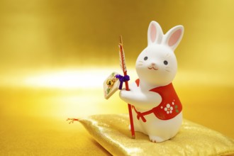 Rabbit year New Year material (2023 New Year). Shooting Location: Yokohama-city kanagawa prefecture