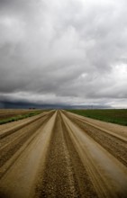 Prairie Storm Clouds Canada Saskatchewan Summer Warnings