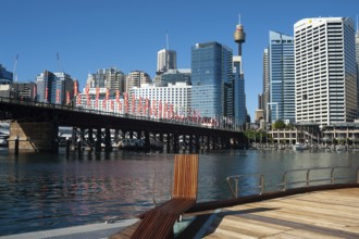 2018-05-07, Sydney, New South Wales, Australia, A view from Darling Harbour to the skyline of