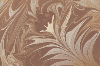 Abstract marbling floral pattern for fabric, tile design. background texture