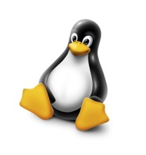 Rotated to right, Linux logo, Software, Logo