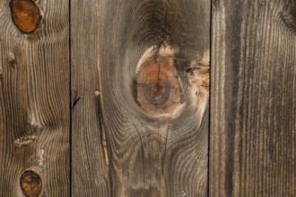 Close-up of the Side of an Old Barn, Color Image