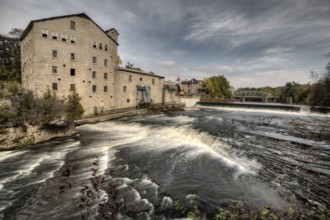 Old Mill Elora Ontario Canada along river