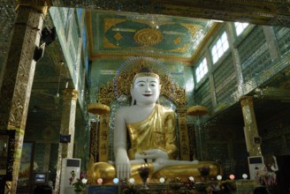 Giant Buddha in Sagaing, Myanmar, Asia
