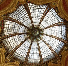 Art Nouveau crystal dome, Paris, France Paris, France, Europe