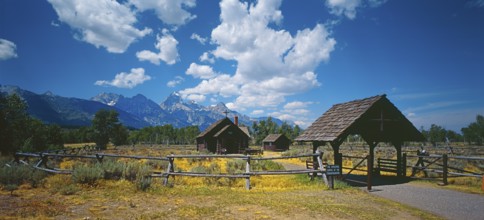 Grand Teton National Park, Chapel of Transfiguration, Wyoming, USA, North America