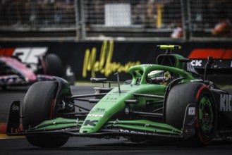 Gabriel Bortoleto of Brazil drives the Stake F1 Team Kick Sauber C45 during qualifying in the 2025