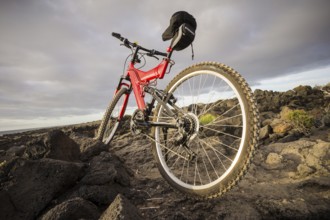 Photo Picture of a Mountain Bike at Sunset