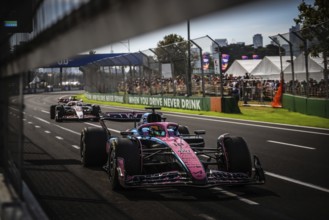 MELBOURNE, AUSTRALIA - MARCH 14: Pierre Gasly of France drives the BWT Alpine F1 Team A525 Renault
