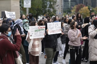 Toronto, Canada - 18 October 2023: The power of unity: individuals coming together for a shared