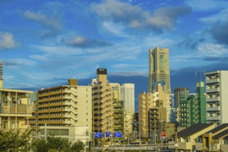Sky of Yokohama city and fall. Shooting Location: Yokohama-city kanagawa prefecture