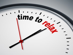 An image of a nice clock with time to relax